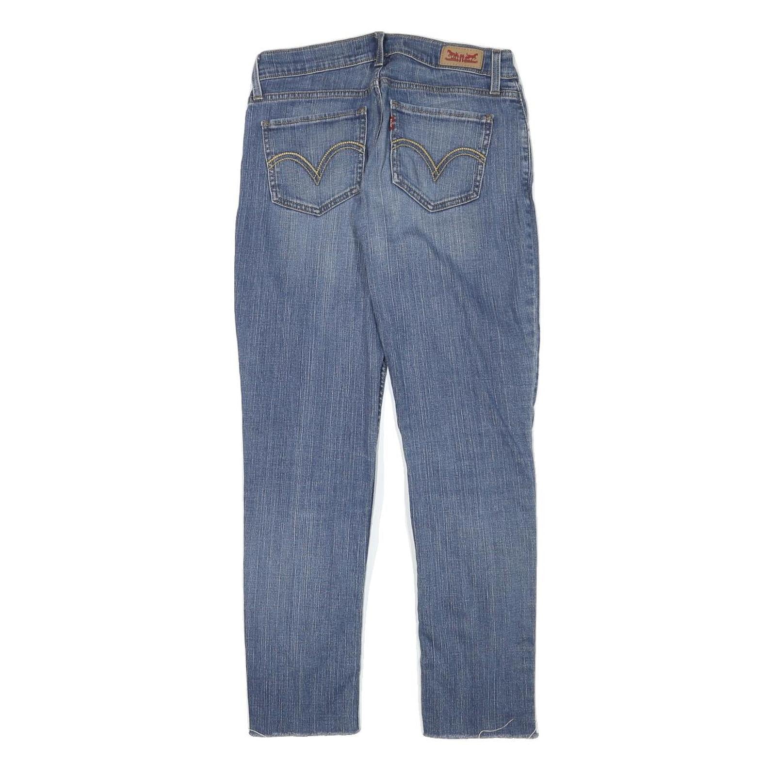 LEVI'S Womens Jeans Blue Slim Skinny Denim Medium W27 L27 Faded