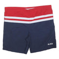NAUTICA Mens Shorts Blue & Red N-83 Casual L W42 Swimwear Polyester