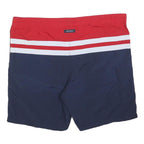 NAUTICA Mens Shorts Blue & Red N-83 Casual L W42 Swimwear Polyester