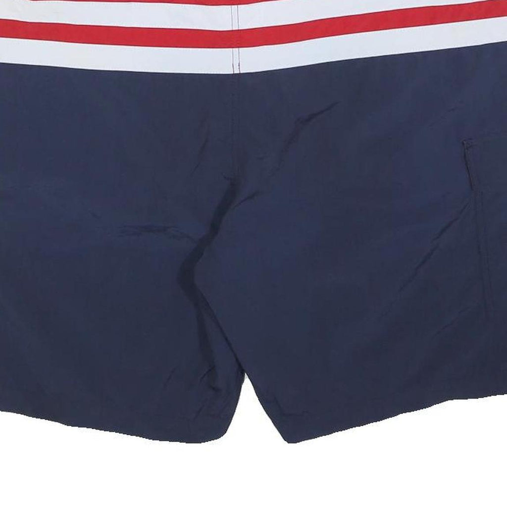 NAUTICA Mens Shorts Blue & Red N-83 Casual L W42 Swimwear Polyester
