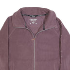 Calvin Klein Womens Purple Performance Zip Jacket L Polyester Plain Casual
