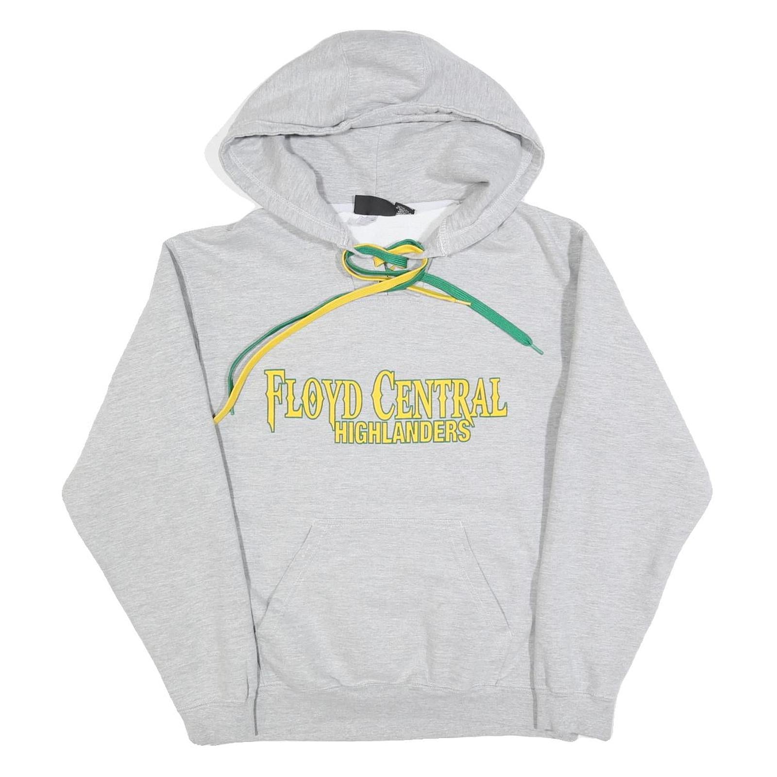 PENNANT Mens Grey Floyd Central Highlanders Hoodie S Cotton Blend Casual