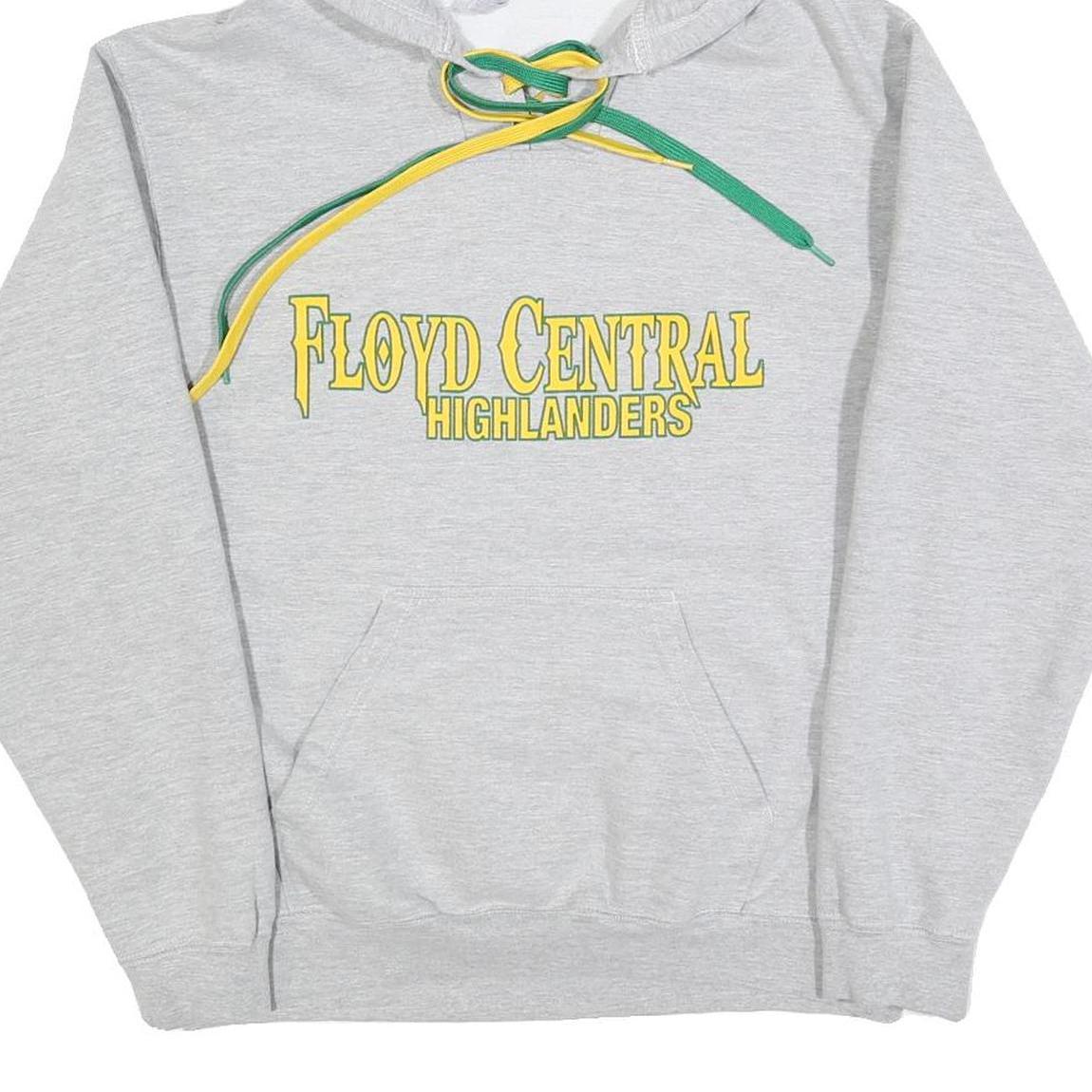 PENNANT Mens Grey Floyd Central Highlanders Hoodie S Cotton Blend Casual