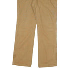 DICKIES Mens Cotton Blend Beige Regular Fit Straight Leg Trousers W34 L34