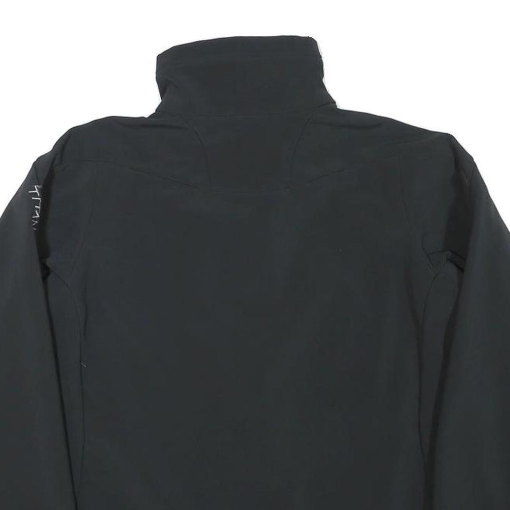 COLUMBIA Womens Black Jacket XS Polyester Blend Plain Lightweight Outdoor Zip