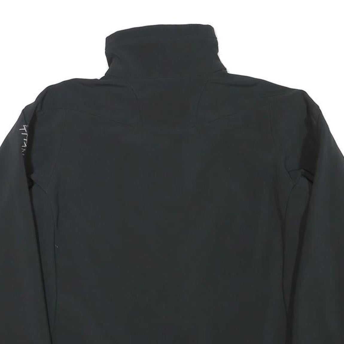 COLUMBIA Womens Black Jacket XS Polyester Blend Plain Lightweight Outdoor Zip