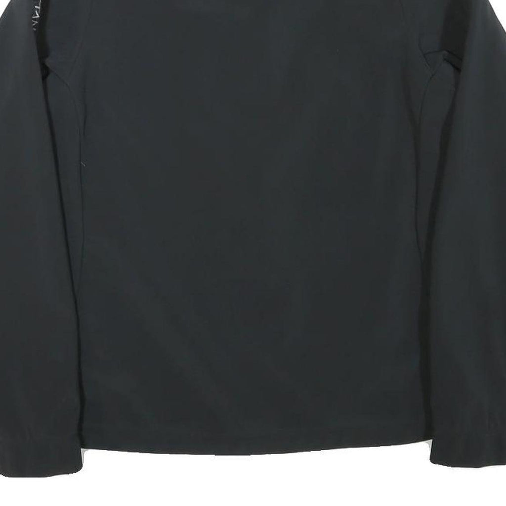 COLUMBIA Womens Black Jacket XS Polyester Blend Plain Lightweight Outdoor Zip