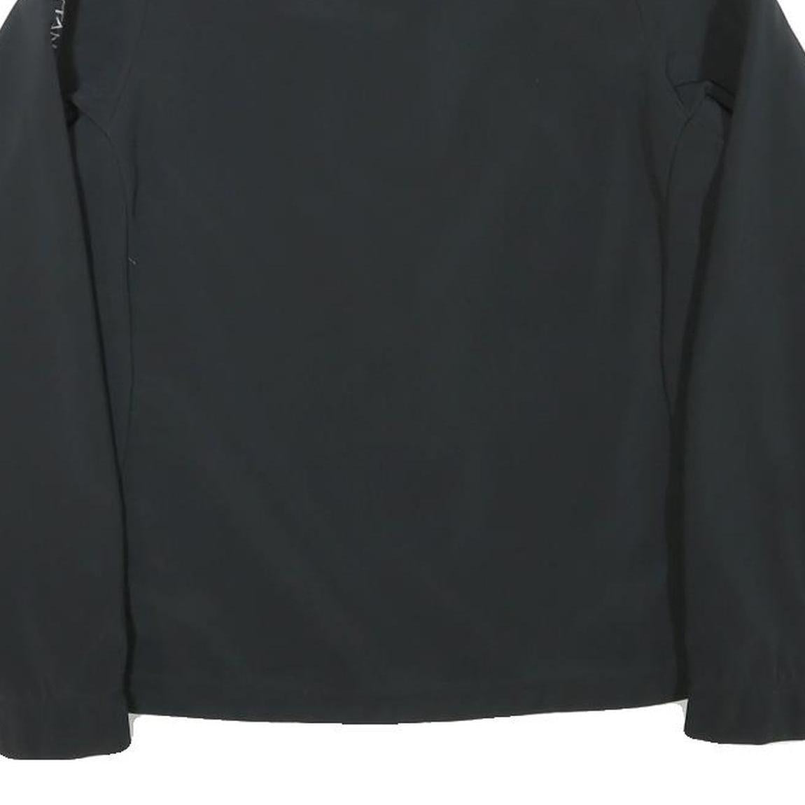 COLUMBIA Womens Black Jacket XS Polyester Blend Plain Lightweight Outdoor Zip