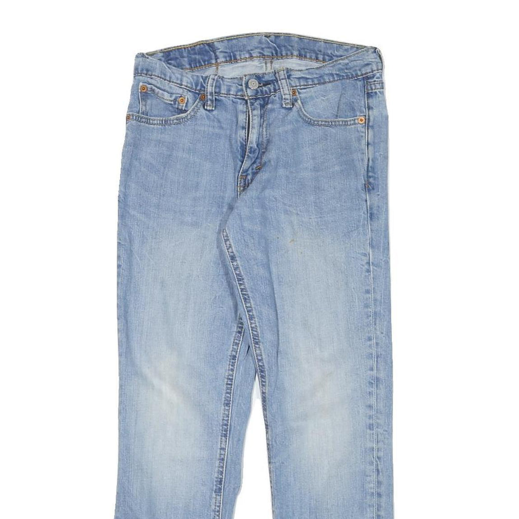 LEVI'S Mens Jeans Blue Slim Straight Denim Light W27 L27 Classic Fit Zip Closure