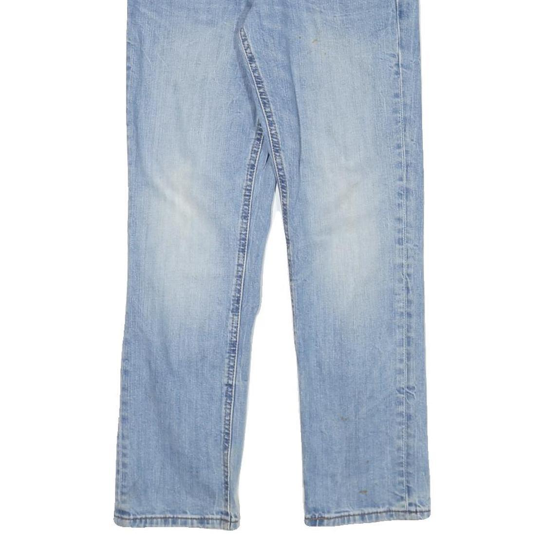 LEVI'S Mens Jeans Blue Slim Straight Denim Light W27 L27 Classic Fit Zip Closure