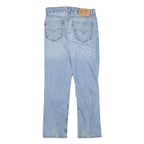 LEVI'S Mens Jeans Blue Slim Straight Denim Light W27 L27 Classic Fit Zip Closure