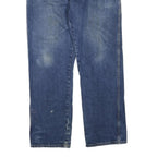 DICKIES Mens Blue Regular Fit Straight Denim Jeans W38 L32 Zip Cotton Blend