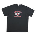 PORT AND COMPANY Mens Black Prodigy Volleyball Graphic T-Shirt XL Crew Neck