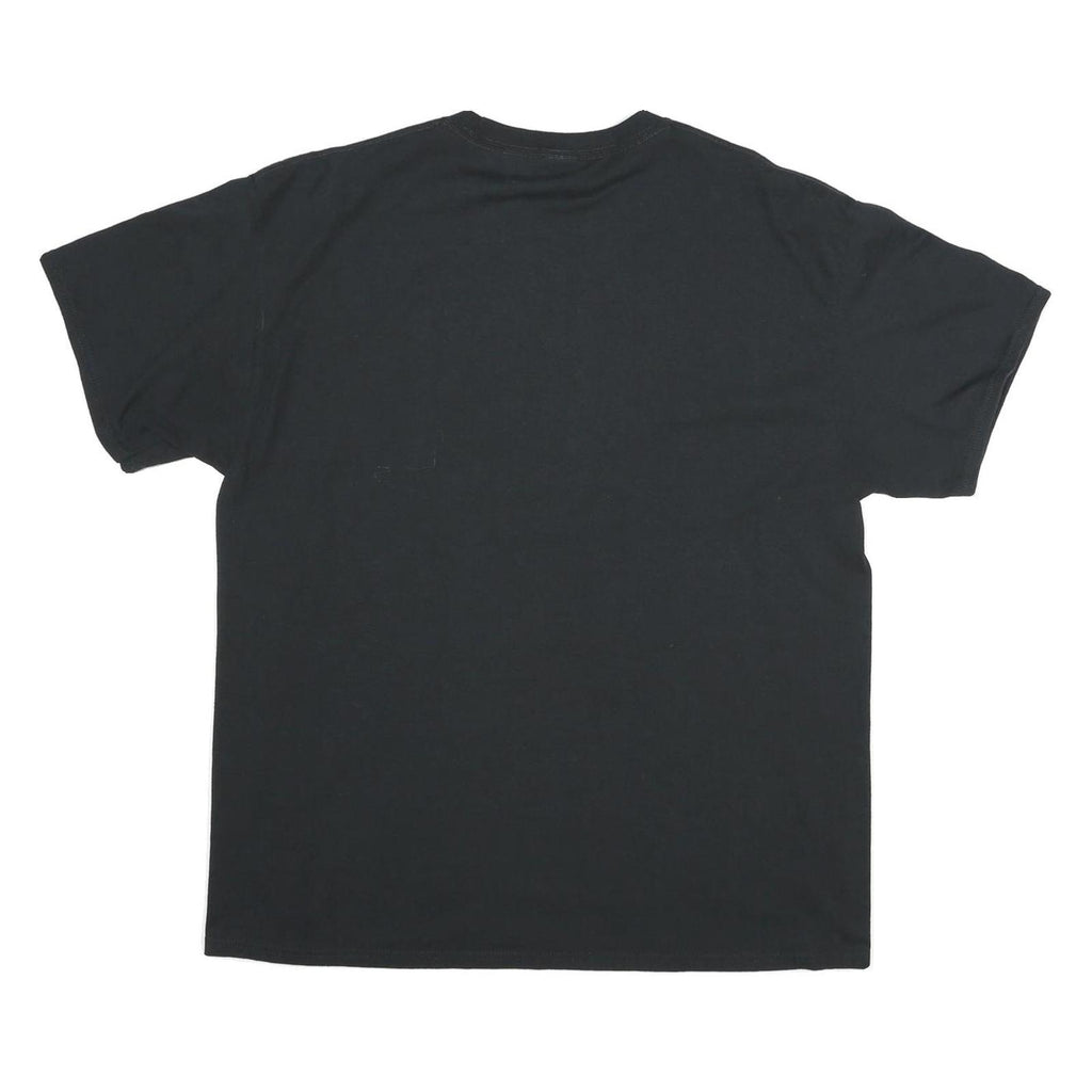 PORT AND COMPANY Mens Black Prodigy Volleyball Graphic T-Shirt XL Crew Neck