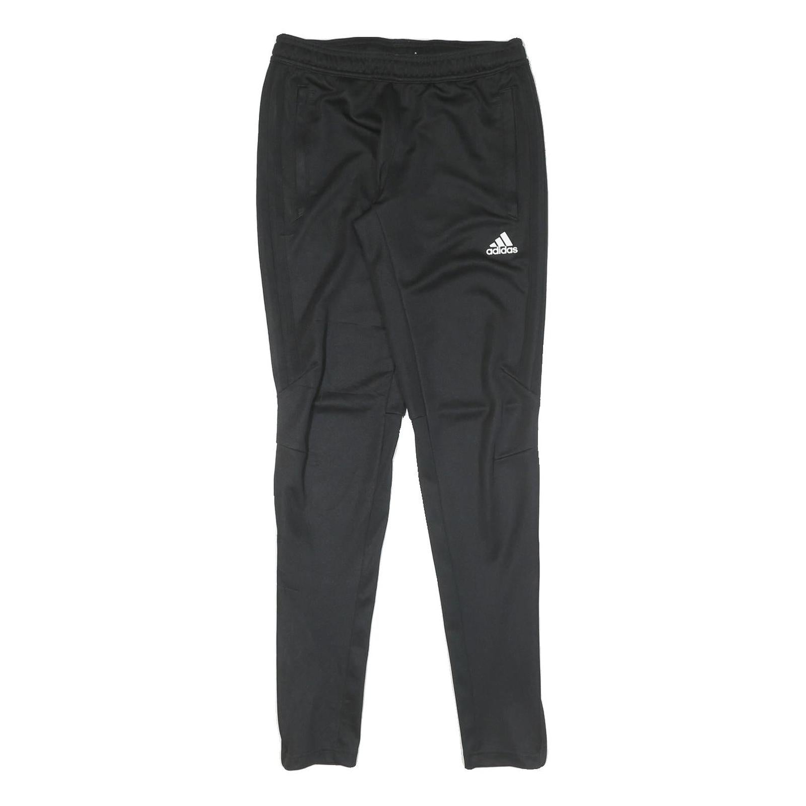 ADIDAS Womens Joggers Black XS W26 L30 Slim Tapered Sports Casual Fitness