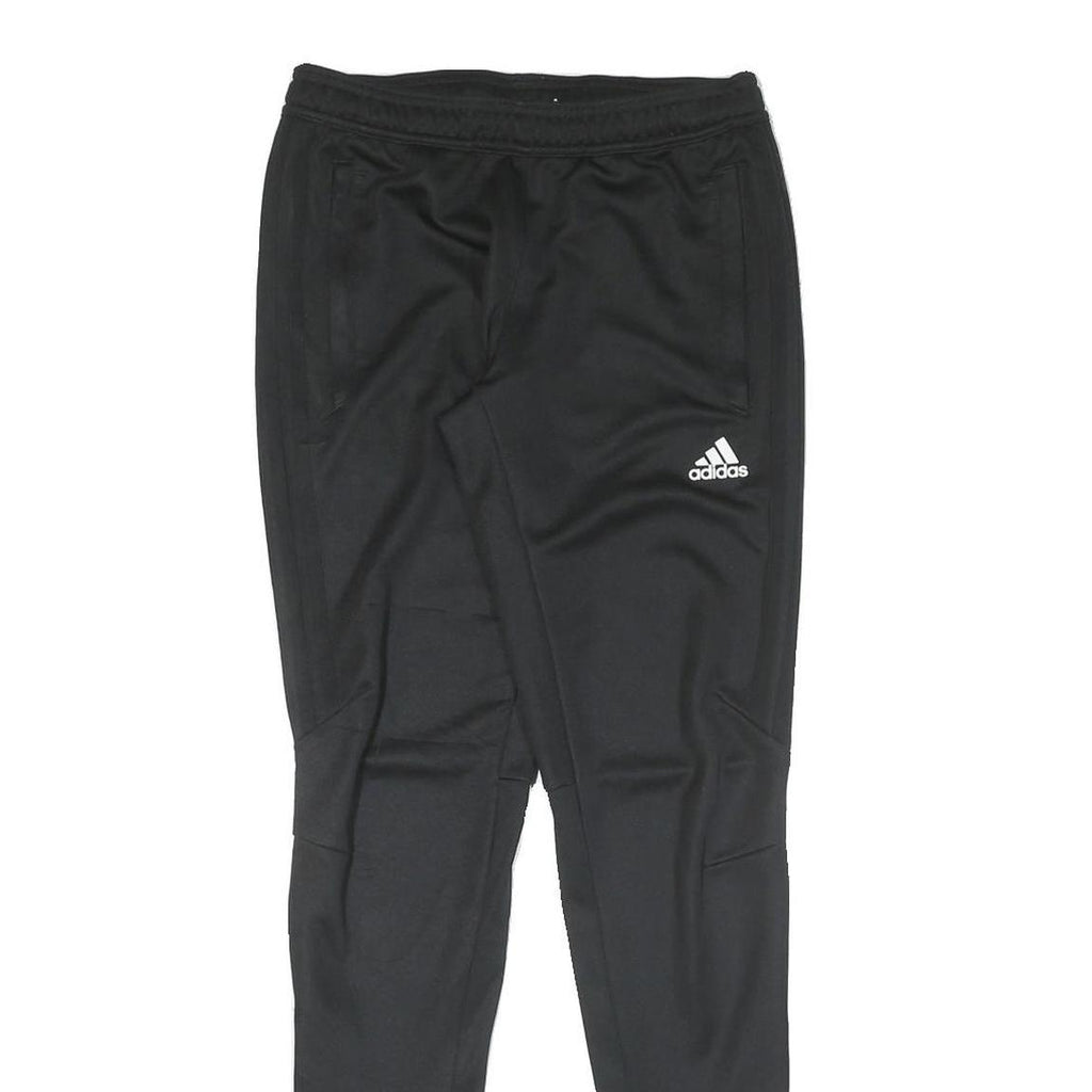 ADIDAS Womens Joggers Black XS W26 L30 Slim Tapered Sports Casual Fitness