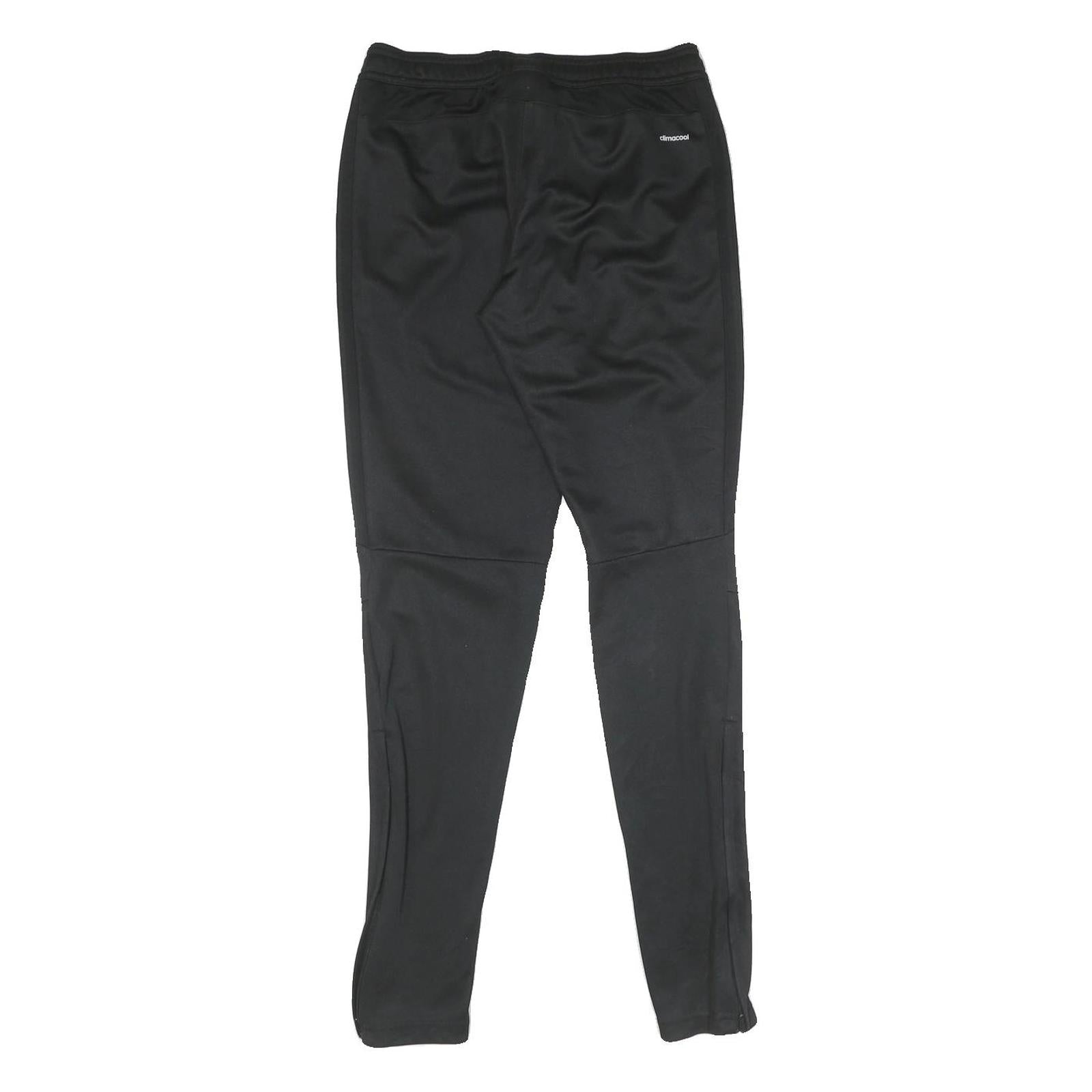 ADIDAS Womens Joggers Black XS W26 L30 Slim Tapered Sports Casual Fitness