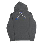 CHAMPION Mens Grey Hoodie S Cotton Blend Pullover Sports Sweatshirt