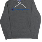 CHAMPION Mens Grey Hoodie S Cotton Blend Pullover Sports Sweatshirt