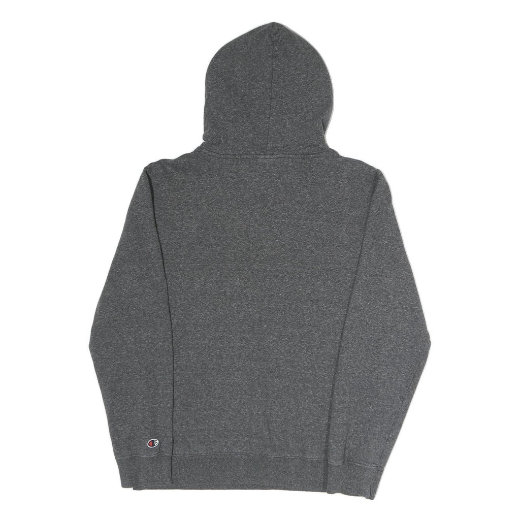 CHAMPION Mens Grey Hoodie S Cotton Blend Pullover Sports Sweatshirt