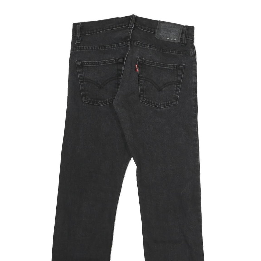 LEVI'S 511 Slim Womens Jeans Black Slim Straight Denim W27 L27 Classic Fit