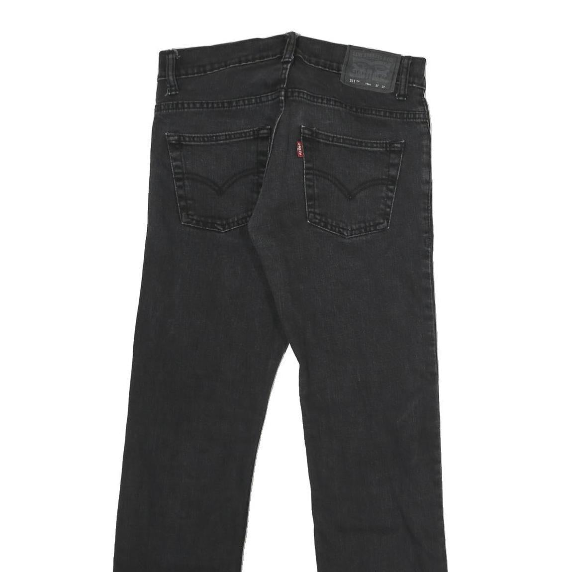 LEVI'S 511 Slim Womens Jeans Black Slim Straight Denim W27 L27 Classic Fit
