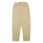 LIZ CLAIBORNE Womens Regular Fit Beige Cotton Blend Jeans W27 L28 Classic Zip