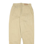 LIZ CLAIBORNE Womens Regular Fit Beige Cotton Blend Jeans W27 L28 Classic Zip