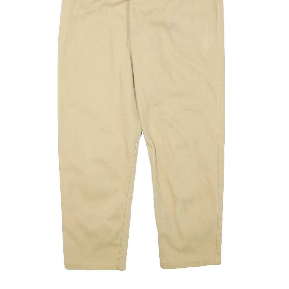 LIZ CLAIBORNE Womens Regular Fit Beige Cotton Blend Jeans W27 L28 Classic Zip