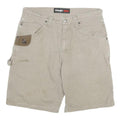 WRANGLER Mens Shorts Beige Casual L W32 Cotton Blend Utility Workwear