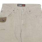 WRANGLER Mens Shorts Beige Casual L W32 Cotton Blend Utility Workwear