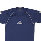 ADIDAS Mens Blue T-Shirt S Short Sleeve Crew Neck Sports Casual Wear