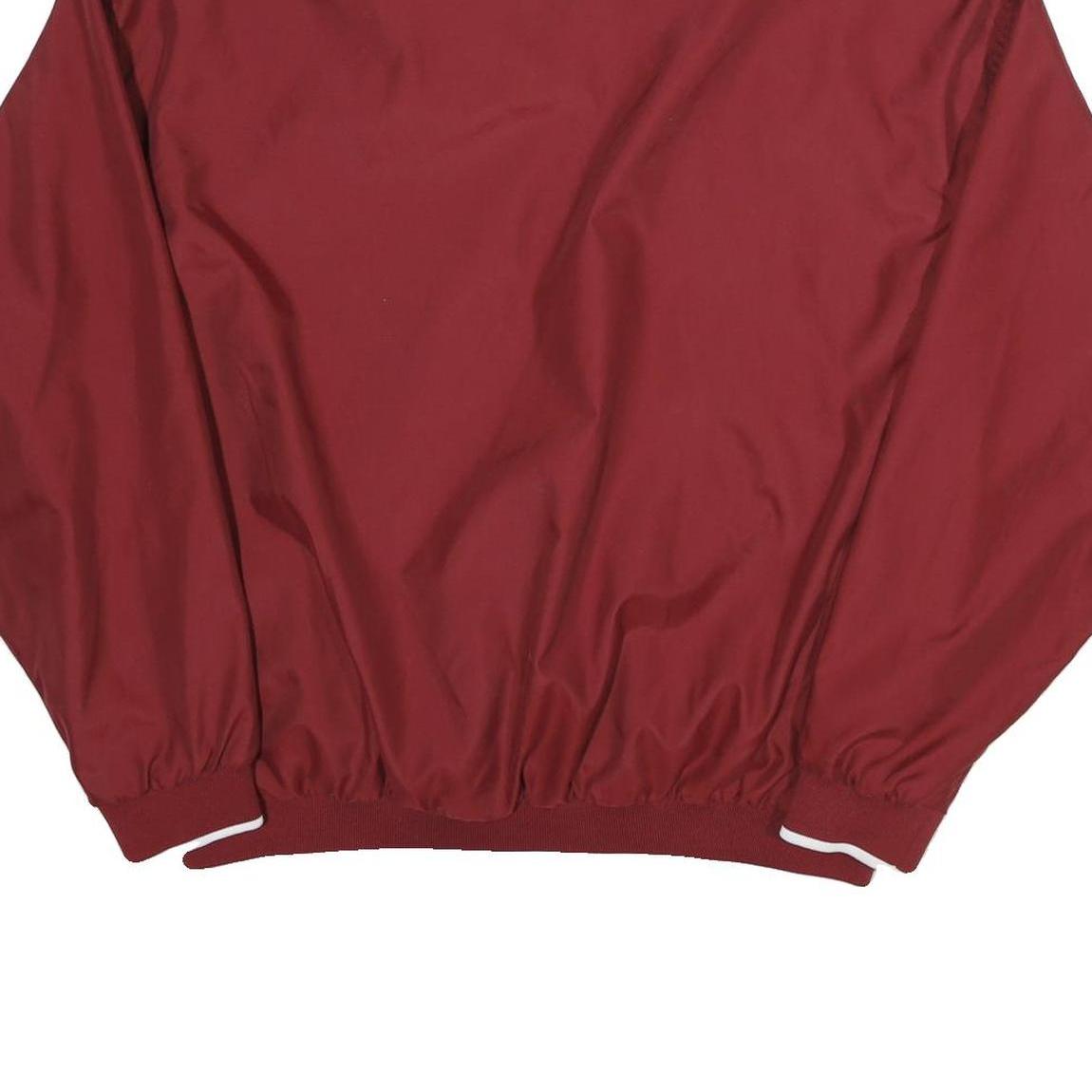 RED OAK Mens Maroon Alabama V-Neck XL Polyester Sweatshirt Pullover Casual