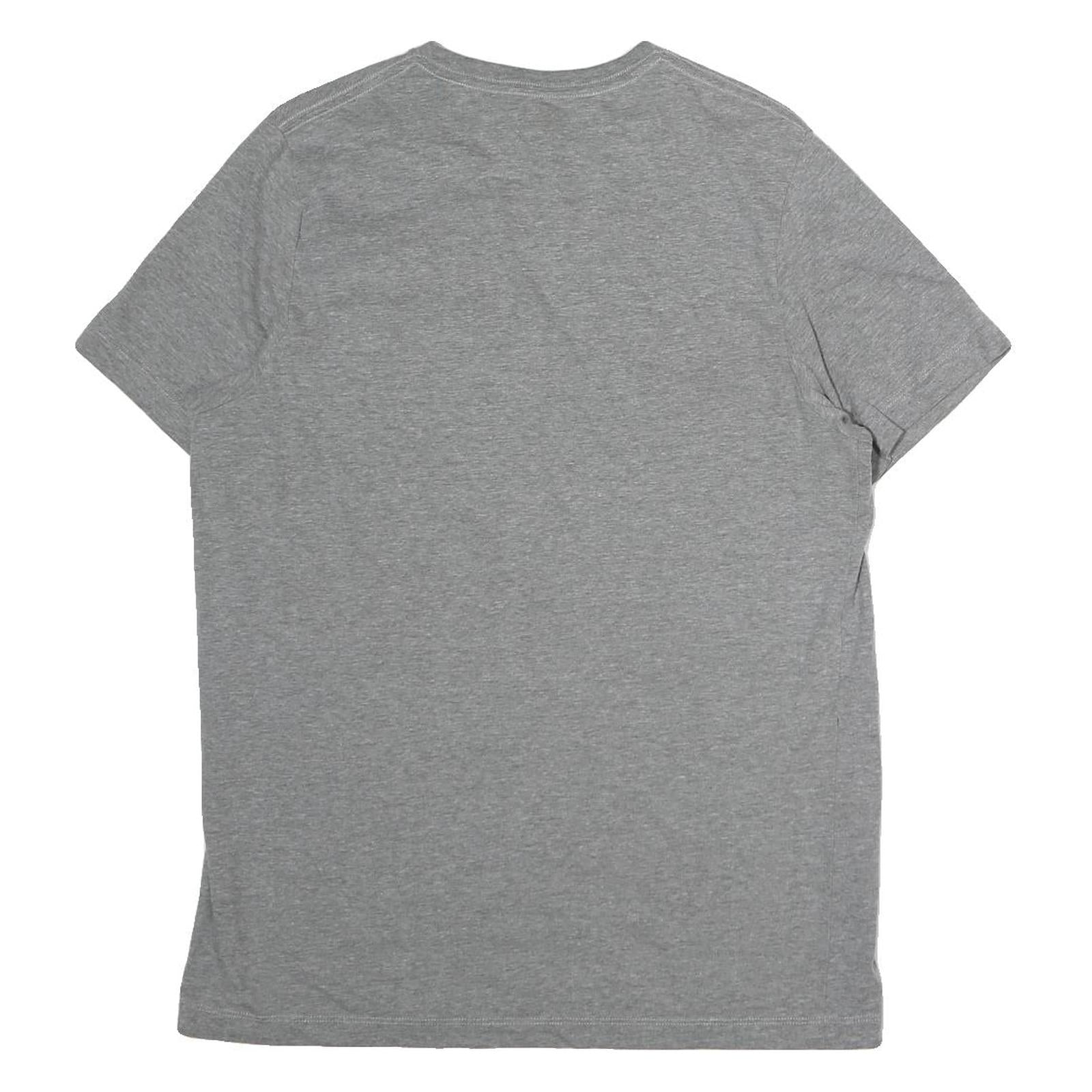 LEVI'S Mens Grey Pocket T-Shirt L Short Sleeve V-Neck Casual Cotton Tee
