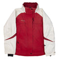 COLUMBIA Insulated Womens Ski Jacket Red Nylon Hooded L