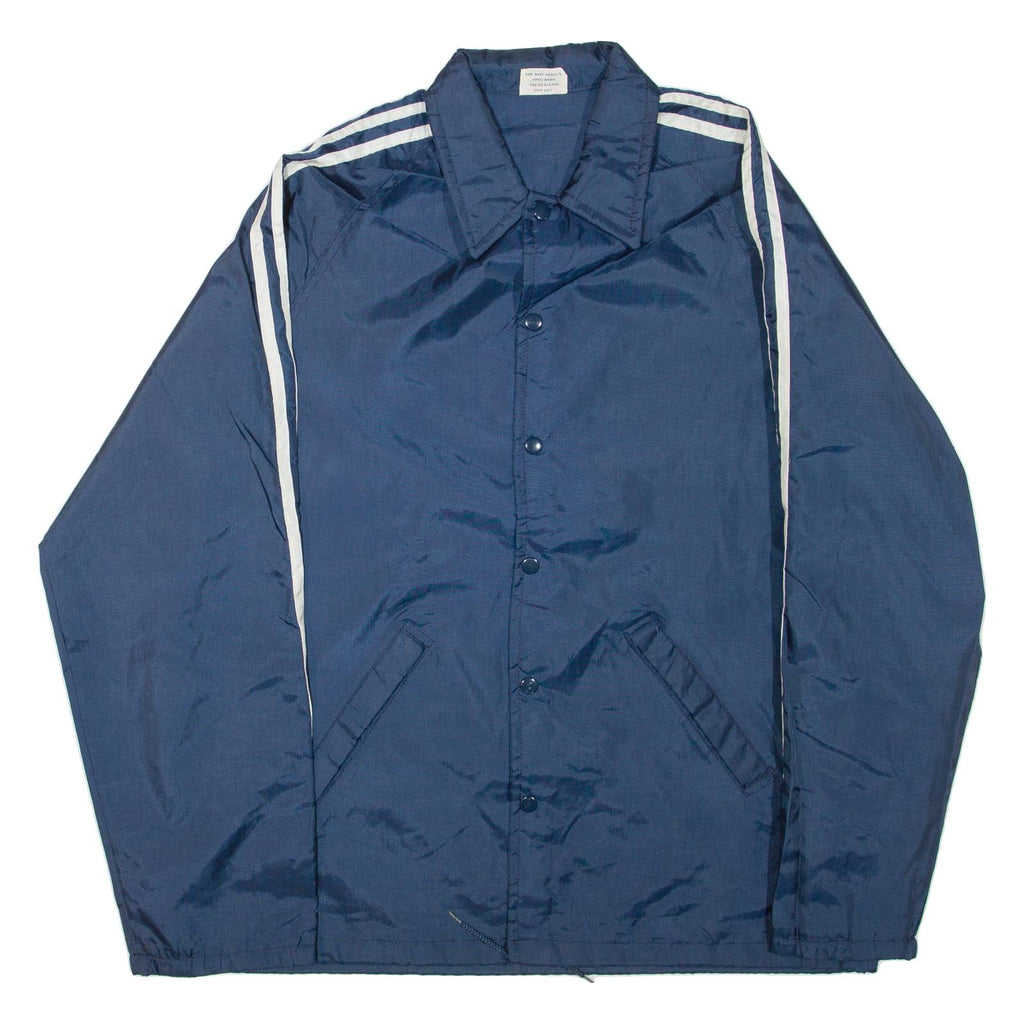 BIRDIE Mens Shell Jacket Blue Nylon USA L