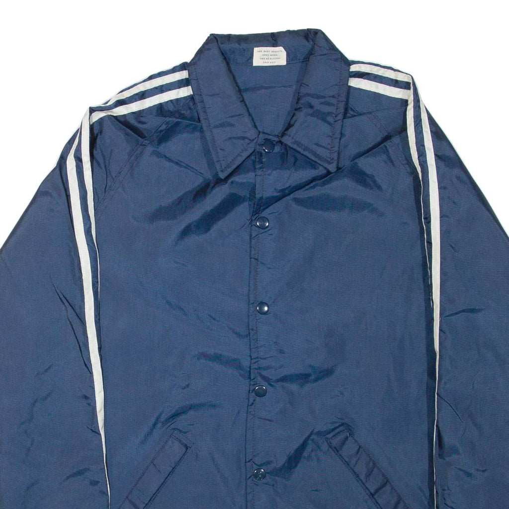 BIRDIE Mens Shell Jacket Blue Nylon USA L