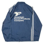 BIRDIE Mens Shell Jacket Blue Nylon USA L