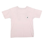 CARHARTT Womens Pink T-Shirt M Short Sleeve Crew Neck Pocket Logo Casual
