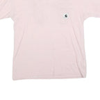 CARHARTT Womens Pink T-Shirt M Short Sleeve Crew Neck Pocket Logo Casual