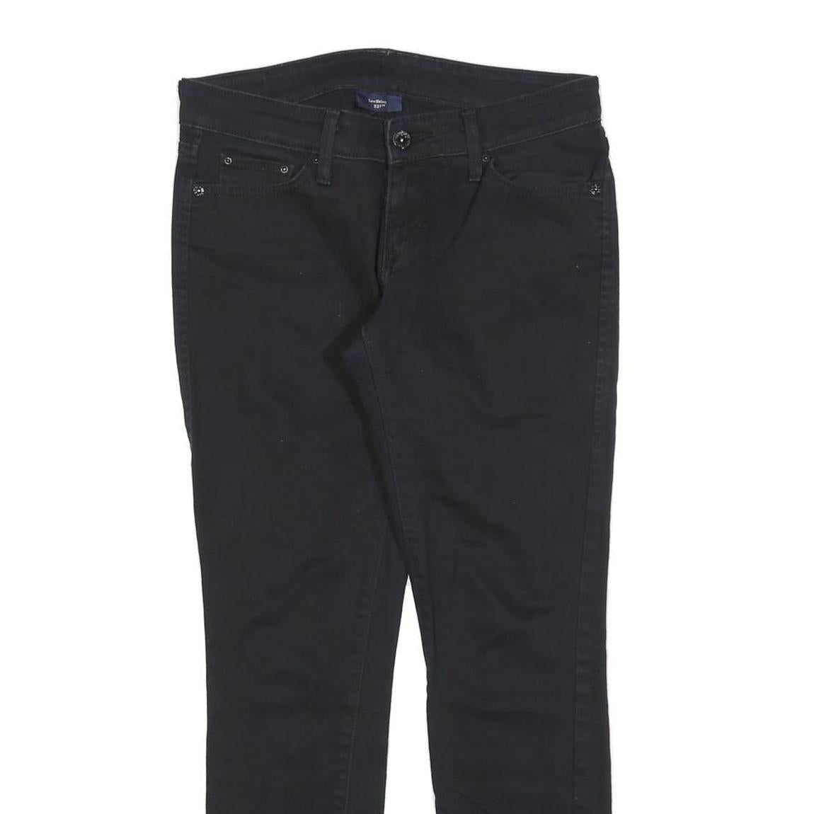LEVI'S 531 Womens Jeans Black Slim Skinny Denim W28 L27 Classic Cotton Blend