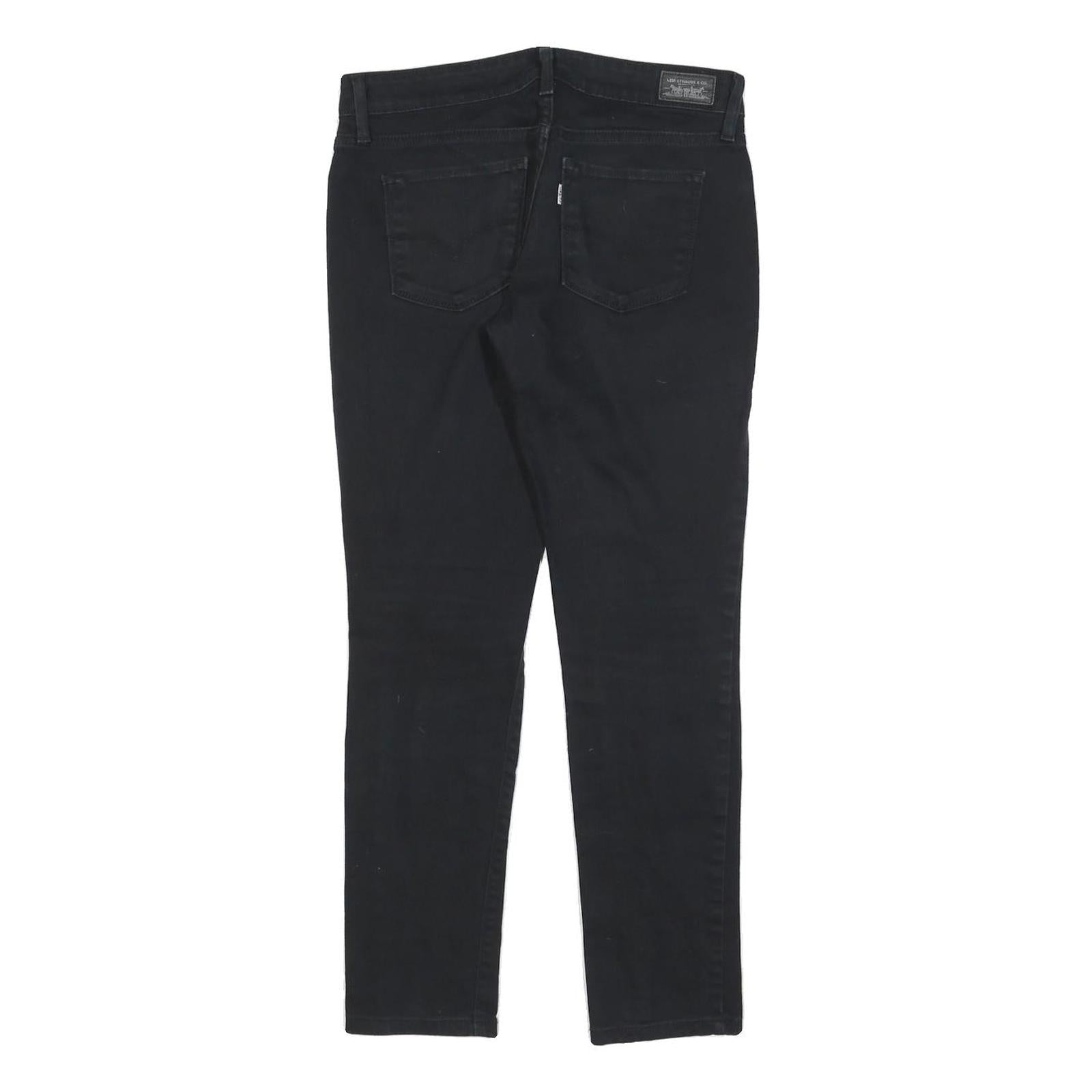 LEVI'S 531 Womens Jeans Black Slim Skinny Denim W28 L27 Classic Cotton Blend