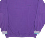 GEAR FOR SPORT Mens Purple Sweatshirt Crew Neck L Cotton Blend Athletic Casual
