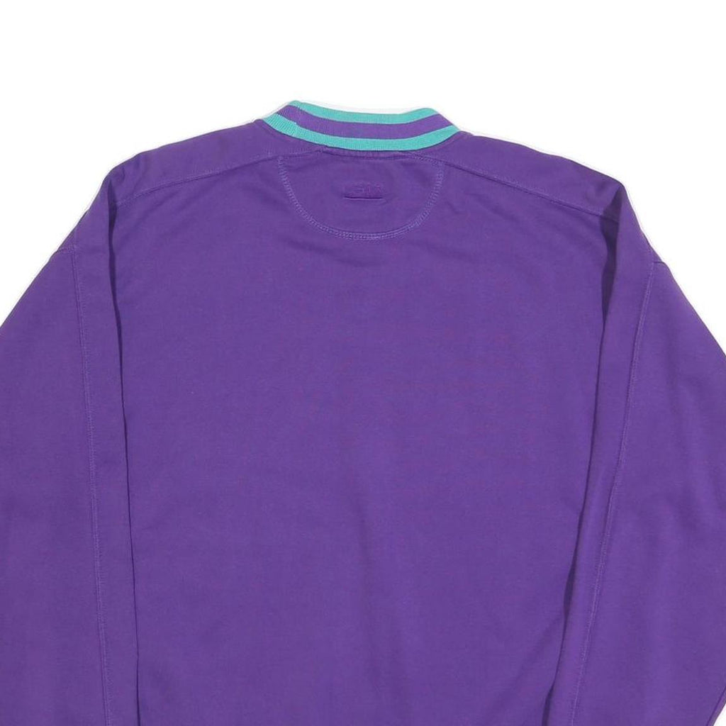 GEAR FOR SPORT Mens Purple Sweatshirt Crew Neck L Cotton Blend Athletic Casual