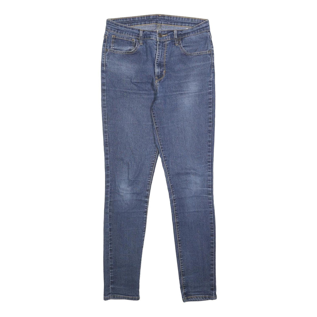 LEVI'S Womens Jeans Blue Slim Skinny Denim Medium W30 L32 Classic Zip Fastening