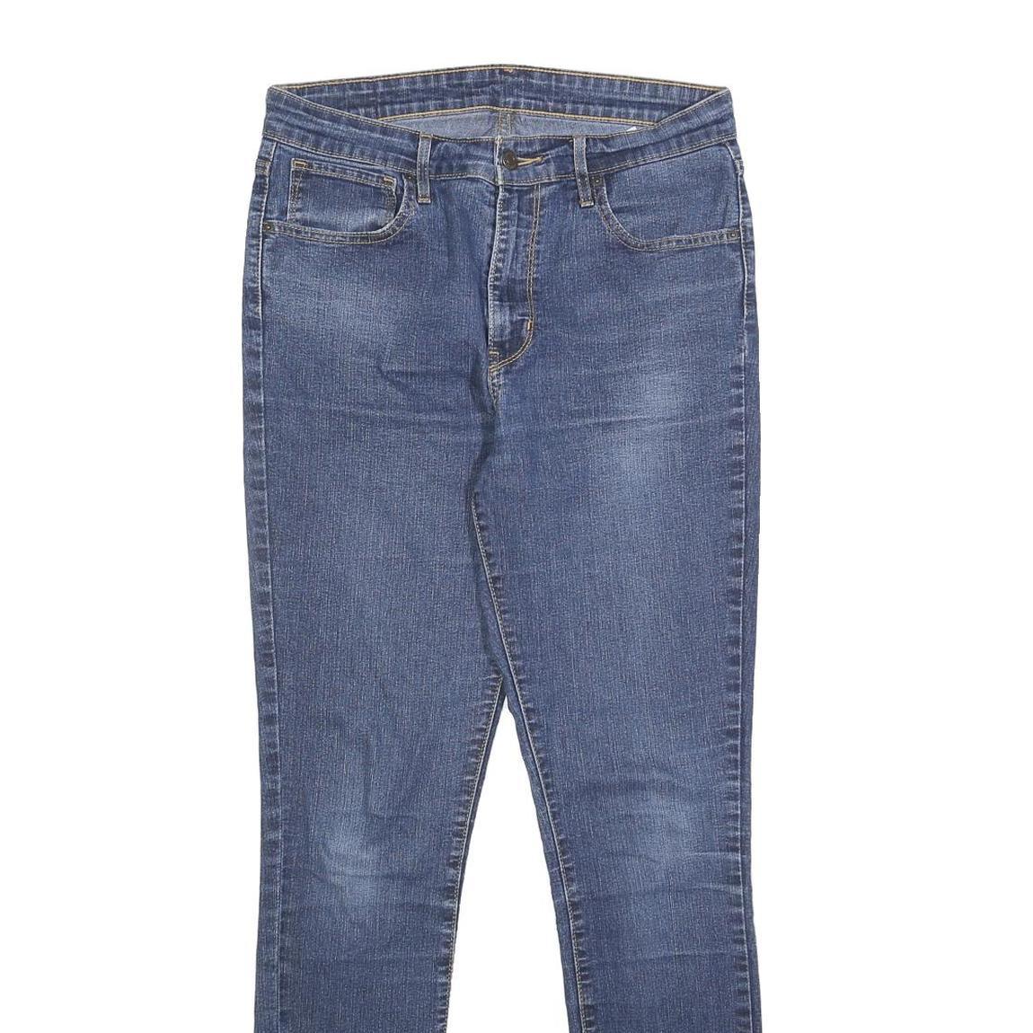 LEVI'S Womens Jeans Blue Slim Skinny Denim Medium W30 L32 Classic Zip Fastening