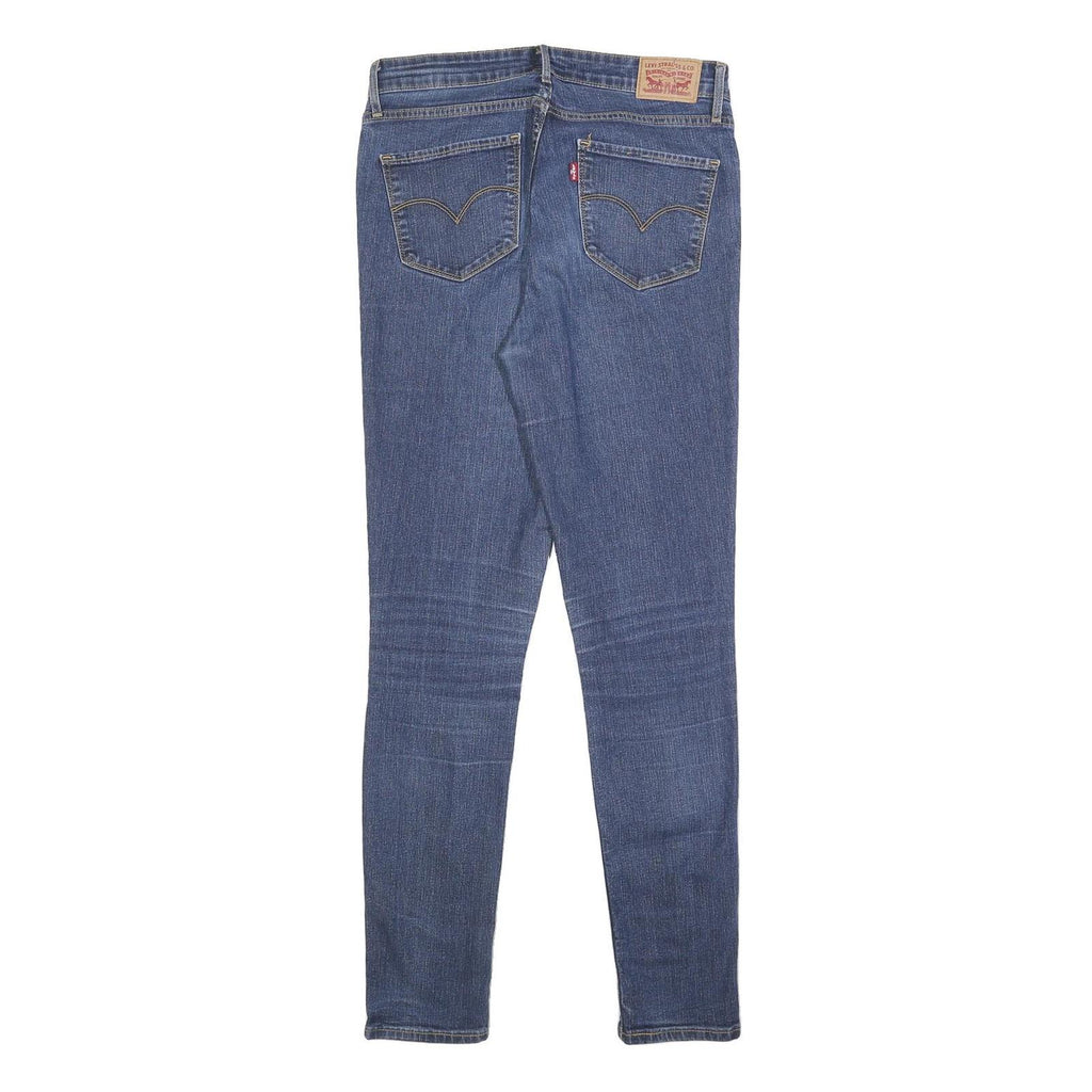 LEVI'S Womens Jeans Blue Slim Skinny Denim Medium W30 L32 Classic Zip Fastening