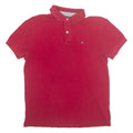 TOMMY HILFIGER Mens Polo Shirt Red M