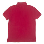 TOMMY HILFIGER Mens Polo Shirt Red M