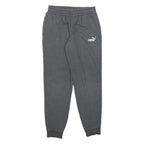 PUMA Mens Joggers Grey S W26 L27 Cotton Blend Slim Tapered Sportswear Logo